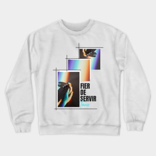 vivre en arc en ciel Crewneck Sweatshirt